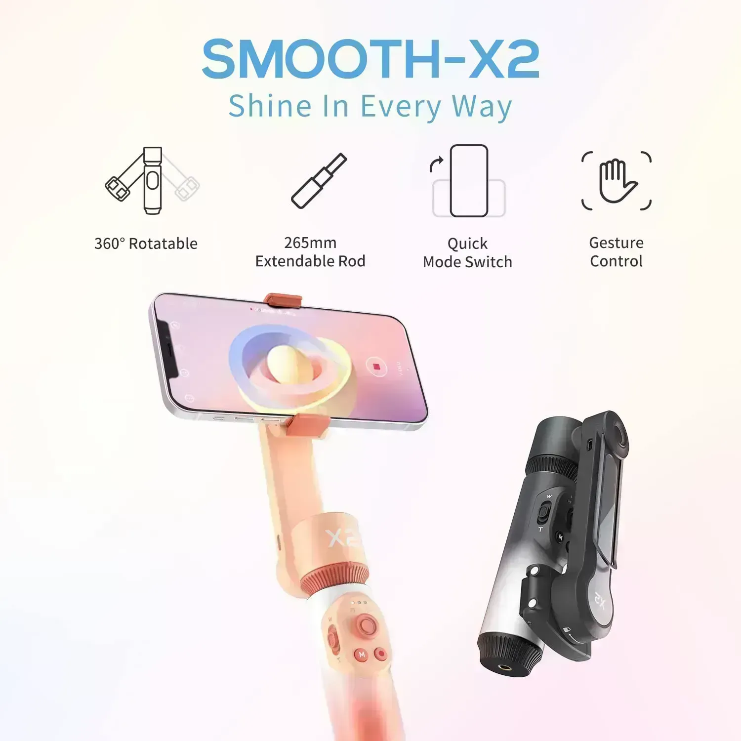 Zhiyun Smooth X2 Extendable Design